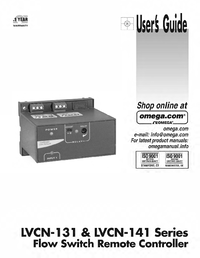 Thumbnail of document Manual - LVCN-131-CE Flow Switch Remote Controller